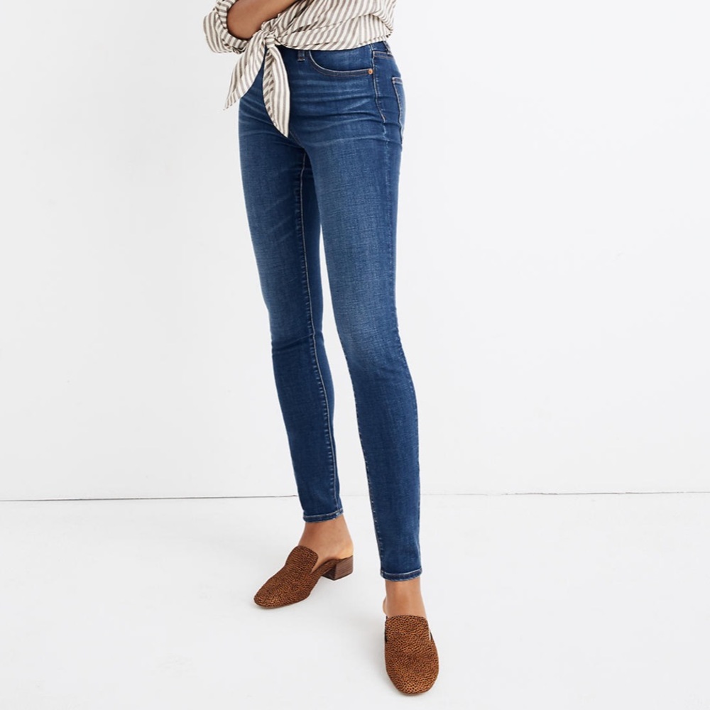 Madewell High-Rise Skinny Jeans Hayes Wash